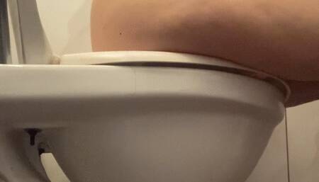 Afternoon toilet comes out a lot of chocolate cookies