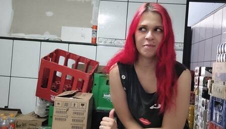 Smoking hidden from my boss in the bar's storage room - few coughs