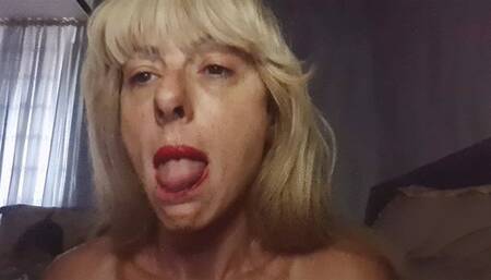 apron fetish, hard face fuck, spitting