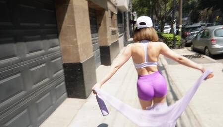 I went through Mexico City with my friend Jocessita and I busted her ass with my big cock