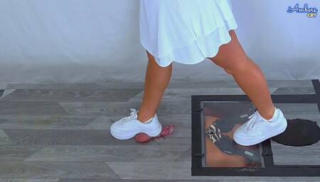 Cum Under My Nike AF1 Platforms - Amber Cam - AmbersCBT - 50AC