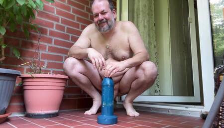 Extreme Anal Fun on the Balcony