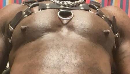 Black Kinky Muscle Solo Sex Party for One