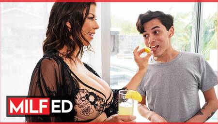 MILFED featuring Alexis Fawx and Juan El Caballo Loco's big tits dirt