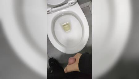 Horny Boy Masturbate During Working Hour in Office Washroom