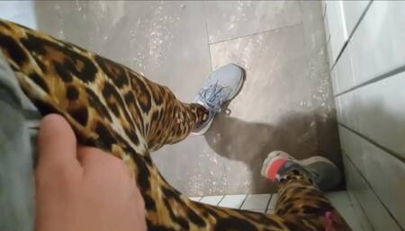 I Was Horny All Day so Whizzed Out a Quick Orgasm in a Restaurant Bathroom