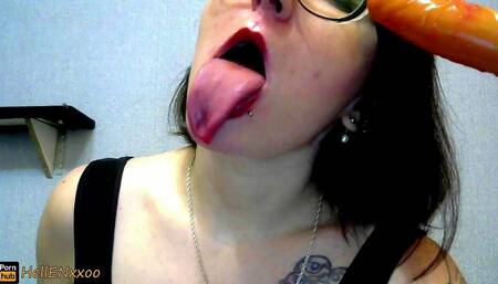 She Loves to SUCK so much