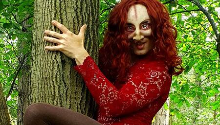 Horny Demon Bitch Wants Fun in the Forest