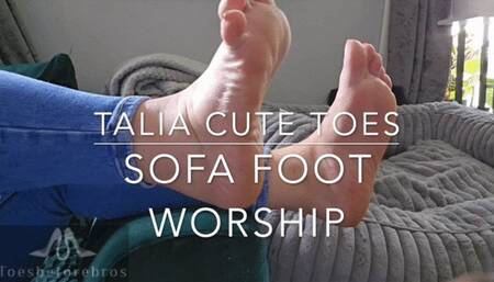 Taliascutetoes Sofa Foot Worship
