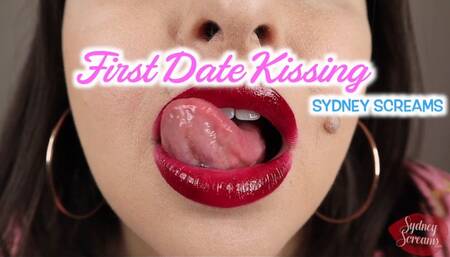 First Date Kissing - A lipstick fetish scene featuring: pov kissing, make out, tongue fetish, French kiss, and gfe - 1080 MP4