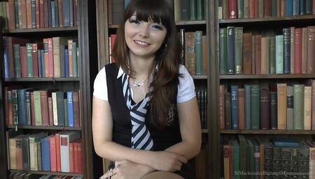 Headmistress Interviews Helen About Your Tiny Dick
