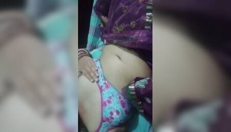Indian Crossdresser Gaurisissy Feeling Horny in Pink Saree Sex