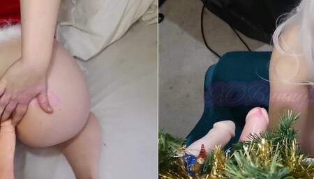 hard fuck all my holes with fuck machine and bukake (POV)