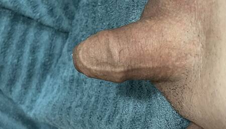 Just out of the shower