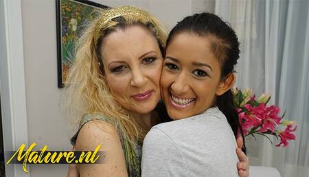 Busty Step Mom Eating Her Stepdaughters Sweet Pussy!