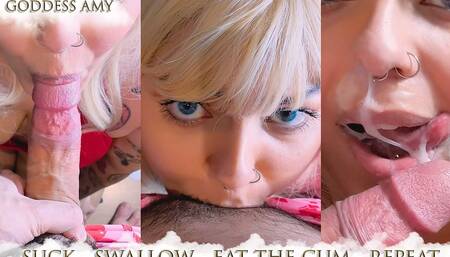 3 Steps of a Divine Blowjob - Sticky and Heavy Cum - Asmr