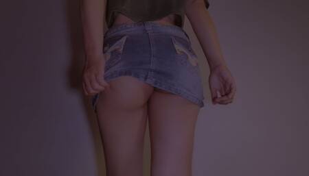 Booty Mini Skirt Try On Haul - No Panties