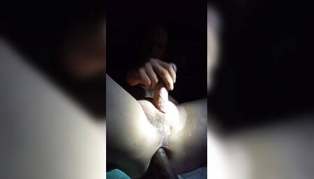 BBC dildo in ass and cumshot