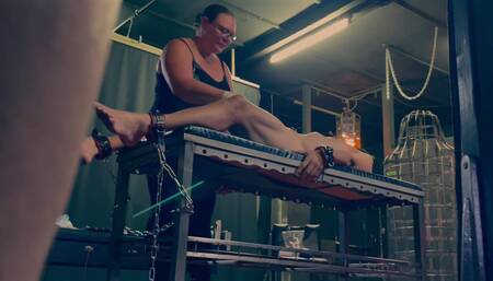 Dominatrix Mistress April - Three Slaves with One Whip - Part 4