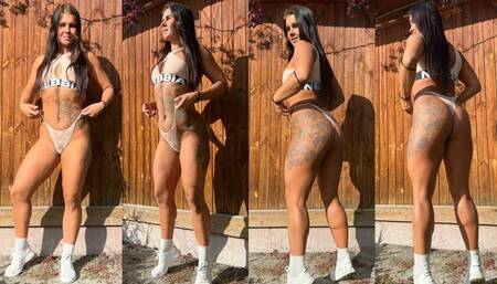 Outdoor Fucking with Leaking Pussy