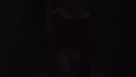 Dirty bitch sucking cock.