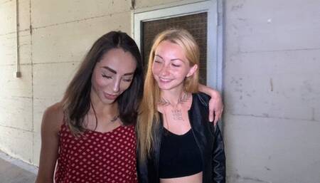 Savannah and Katherine arrested for loving in the street