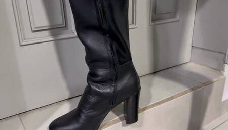 Kahina uses her belt to impose punishment