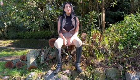 Kahina instructs you to clean her riding boots