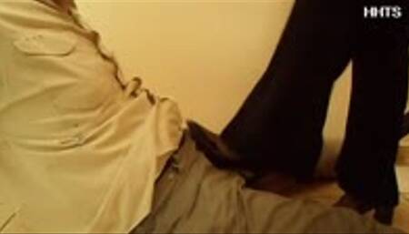 Goddess Evy mean and hard designer heels trampling and stomping!