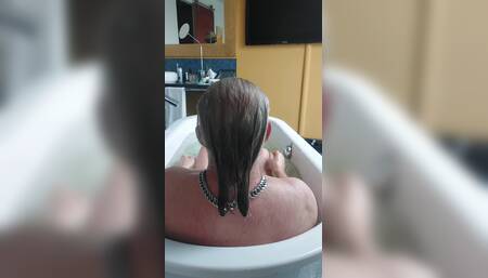 New Thong in a Bath
