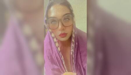Sensual Crossing Romantic Crossdressing Alone with Female Dress