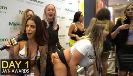 BANGBROS - Day 1 of the 2020 AVN Awards in Las Vegas!