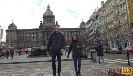 HUNT4K. Prague Pickup and Passionate Sex for Cash