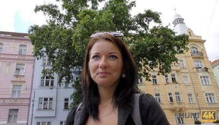 HUNT4K. Denisse comes to Prague to have Fun but not for Boring Museums