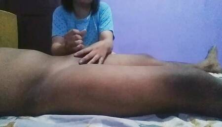 My maid give me handjob happy ending massage
