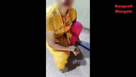 Indian Maid Fuck by House Owner Roleplay
