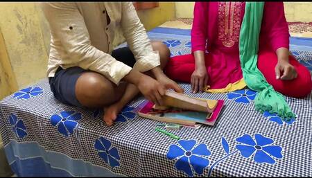 My First Sex Teacher is Sathi Bhabhi and she is fucking her student for English study.