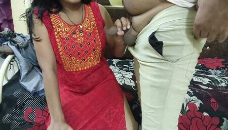 Desi girl asked her boyfriend to clean her traditional hair