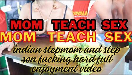 Sexy Indian Stepmom and Young Stepson Shares Bed ( Clear Hindi Audio )