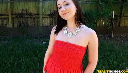 Nice Bianca Sage's big tits video