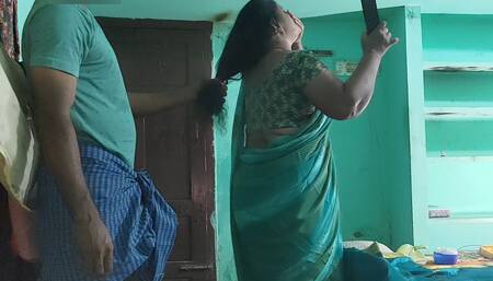 Tamil Aunty Was Watching TV Then I Had Hot Sex with Her