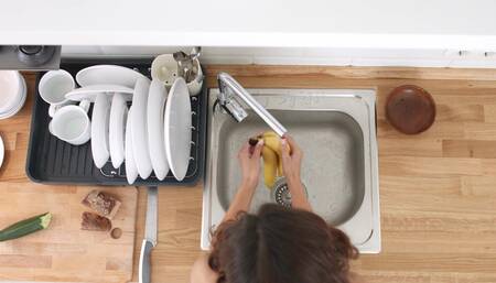 Horny Mom Gets Surprised with Hard Cock in the Kitchen