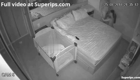 IPCAM – Skinny Latina mom fucks her husband