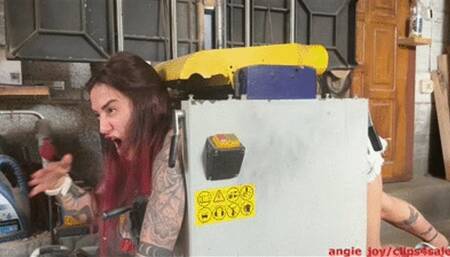 Wood planer trapped Angie wwmv