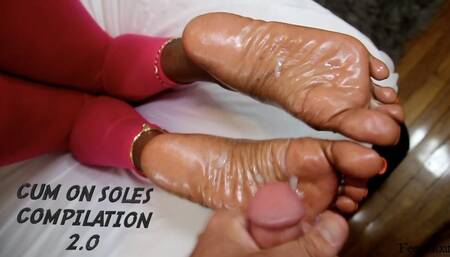 Cum on Soles Cumpilation version 2!