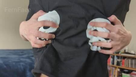 Stripping and Breast Play