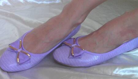 Lilac Ballet Flats