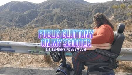 Public Gluttony on My Scooter