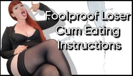 Foolproof Loser Cum Eating Instructions MP4 640x480