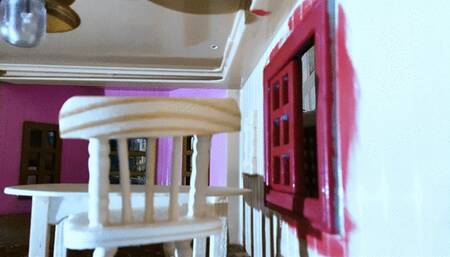 Teenie Hiding from Giantess Wife POV 1080